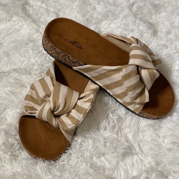 🎀Striped Bow Sandal🎀 - Picture 4 of 5